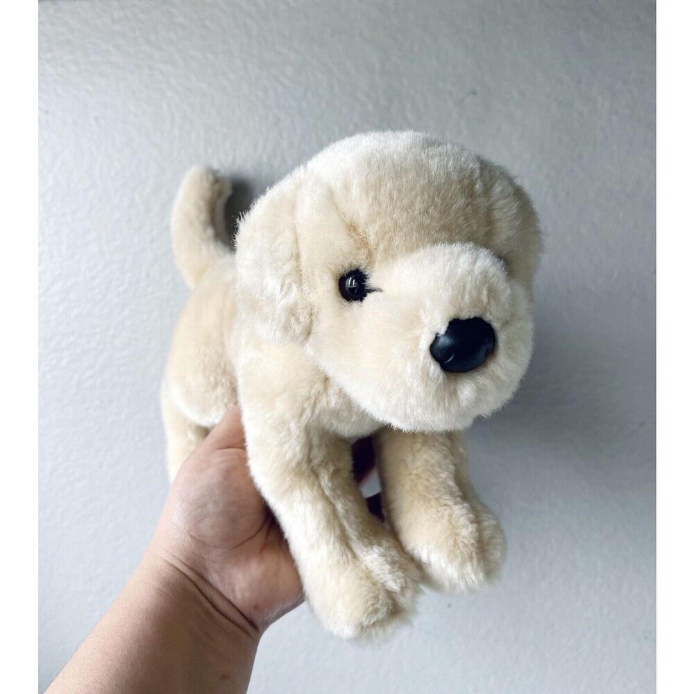 DOUGLAS Cuddle Toys ZACH Yellow Lab Puppy Dog 9” Plush Stuffed Animal Realistic